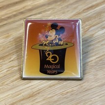 Vintage Disney Mickey Mouse 20 Magical Years Lapel Pin Trading KG JD - $12.87