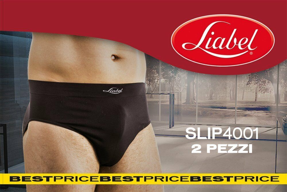 2 Underwear From Man Soft Microfibre Seamless Breathable LIABEL 4001 Pant - $6.00+