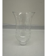 6 3/4” TALL VINTAGE  GLASS  LAMP CHIMNEY SHADE /  GLOBE - $11.83