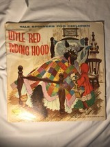 1962 Tale Spinners for Children “ Little Red Riding Hood” LP United Artists - £10.89 GBP
