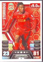 Topps Match Attax 2013-14 Premier League Liverpool Daniel Sturridge Card - $10.00