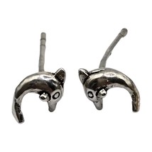 Minimalist Mini Dolphin Stud Earrings 925 Sterling Silver Extra Small 5mm Dainty - £7.39 GBP