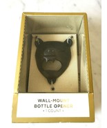 Grizzly Bear Wall Mount Beer Bottle Opener - Black Metal Soda Pop Bottle... - £11.32 GBP
