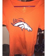 NFL 2025 NEW Denver Broncos Shirt Raglan Blouse V NECK GIRL JUNIORS MEDI... - $375.58 MXN