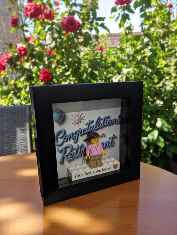 Retirement Personalised LEGO® Gift. Celebration Gift For Him &amp; Her - $16.15