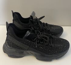Women&#39;s Shoes Steve Madden MAXIMA Embellished Chunky Sneakers Charcoal B... - €29,01 EUR