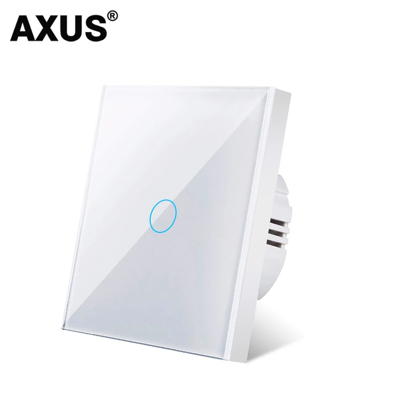 House Home AXUS EU/US Touch Switch Power Led Panel Wall Light Switches Tempered  - £23.72 GBP