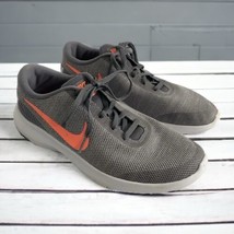 Nike Flex Experience RN 7 Women Sz 10 Running Shoes Gray Orange Athletic Sneaker - £27.89 GBP