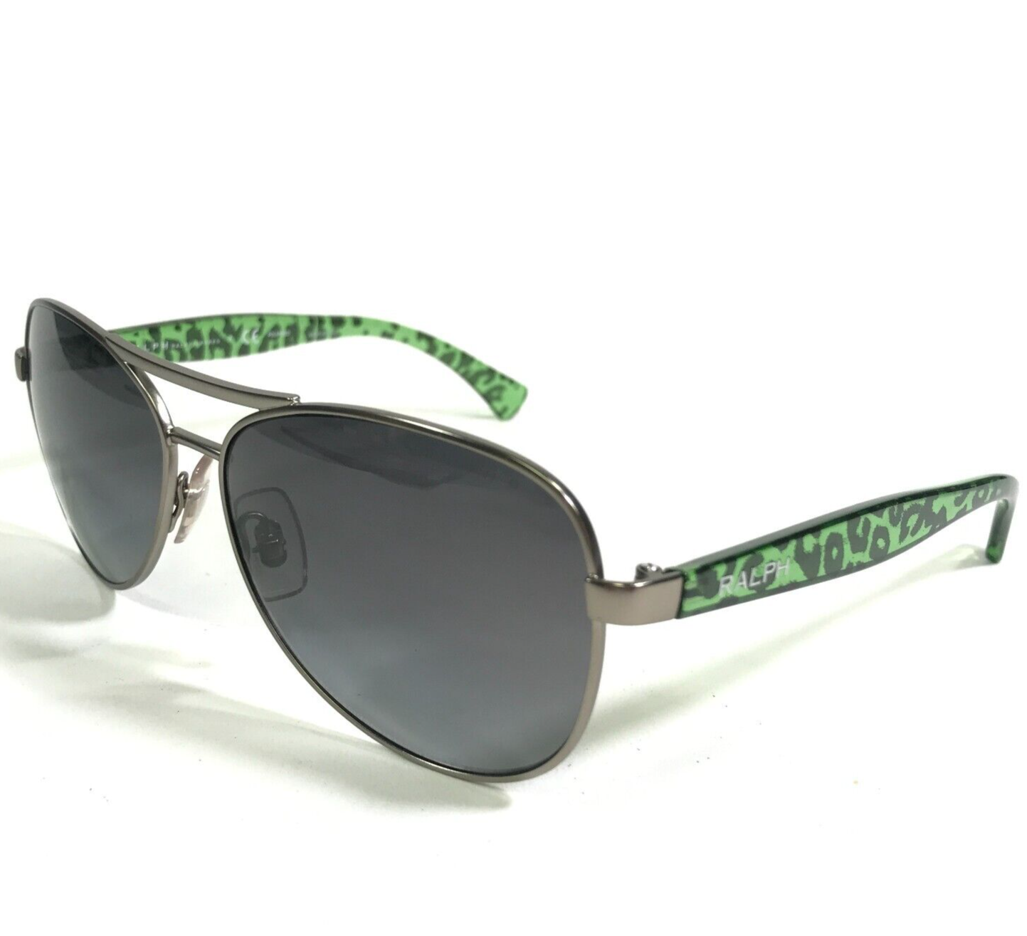 Ralph Lauren Sunglasses RA4108 494/T3 Gray Green Round Frames with Blue Lenses - $55.92