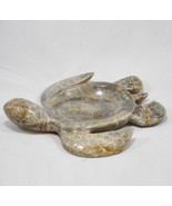 Turtle Marble Soap Dish Bathroom Hand Crafted Handmade Sink Jewelery 6 i... - $16.82