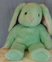 Easter Ty Beanie Buddies  bunny Rabbit plush stuffed animal mint green Teo 1998 - $14.85