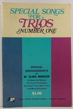 Special Songs for Trios Number One by W. Elmo Mercer - $5.99