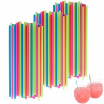 1000 Neon Cocktail Party Mix Drinks Sticks Stirrers Straws 7.5&quot; Coffee S... - $42.99