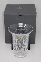 Waterford Crystal Oakland 6&quot; Footed Hurricane Candle Holder Vase 155721 - £86.55 GBP