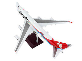 Boeing 747-400F Commercial Aircraft Cargolux Gray w Red Tail Gemini 200 ... - $207.27