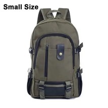 Durable Canvas Backpack Men Women Large Capacity School Laptop Backpack School B - £109.49 GBP