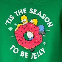 The Simpsons&#39; Men&#39;s Tis the Season to be Jelly Sweatshirt Size XL - £17.85 GBP