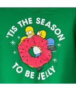 The Simpsons&#39; Men&#39;s Tis the Season to be Jelly Sweatshirt Size XL - £17.45 GBP