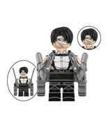 1pc Levi Ackerman Minifigure with Bandage and Dual Blades - $6.31 CAD