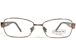 Coach Eyeglasses Frames LOUISE 1009 TAN Brown Square Full Rim Cat Eye 52-15-135 - £36.65 GBP