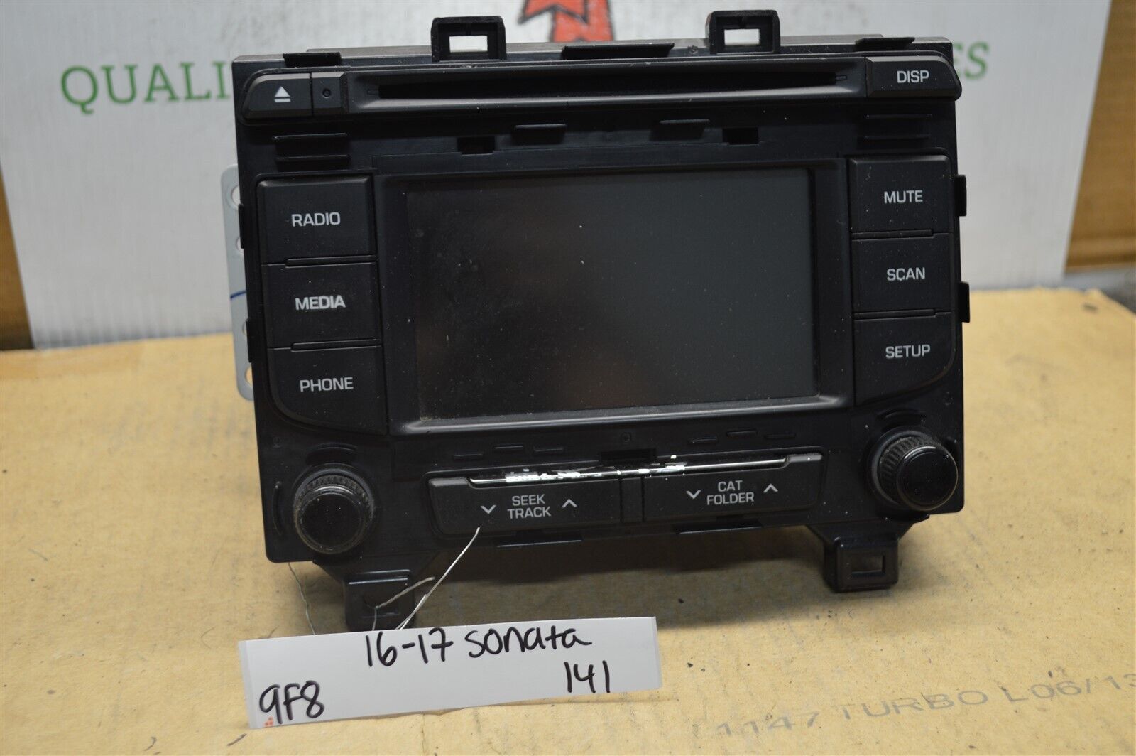 2015 Hyundai Sonata Radio Cd MP3 96180C20004X Player 141-9F8 - $17.99