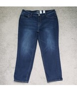 Time and Tru Straight Women&#39;s Size 20 Mid-Rise 5 Pocket Blue Denim Jeans - $17.07