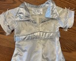 Build A Bear Elvis Presley Rock Star Outfit White Satin Jumpsuit W/ Frin... - $15.79