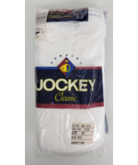 Vtg NIP Jockey Classic Mens 3 Pack Cotton Briefs Underwear Y Front 2000 Sz 42 - $21.78