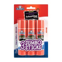Elmer&#39;s Disappearing Purple School Glue Sticks, Washable, Jumbo Size, 40 Grams,  - £13.30 GBP