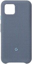Google Pixel 4-GA01 Case with Tailored Fabric and Active Edge-Blue - $4.04