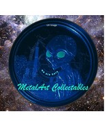 2021 ALIEN 1 oz SILVER PROOF COIN SELECTIVELY COLORED SECRET UV VISIBLE ... - $189.95
