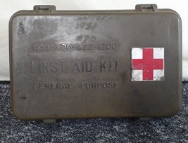 Late Vietnam US Army Medical First Aid Case Kit #6545-00-922-1200 - €12,79 EUR