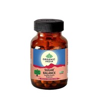 Lot De 2 Organic India Sucre Équilibre 120 Capsule Usda Ogm Ayurvédique Naturel - £20.94 GBP