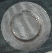 Nice Pressed Glass Salad Plate, Pale Pink Color Vg Condition - £7.72 GBP