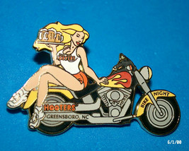Hooters Girl Motorcycle Bike Night Beer Greensboro Nc North Carolina Lapel Pin - £19.70 GBP