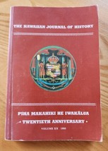 Hawaiian Journal Of History Volume 20 1986 Piha Makahika He Iwakāua 20th Anniv - £103.18 GBP
