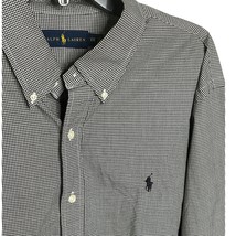 Ralph Lauren Gingham Checkered Button Down Shirt Long Sleeve XXL - $30.00 CAD