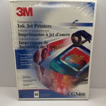 3M Transparency Film Ink Jet HP Printers CG3460 50 Sheets 8.5&quot;x11&quot; Scree... - $19.99