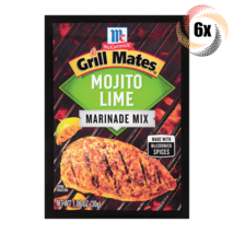 6x Packets McCormick Grill Mates Mojito Lime Marinade Seasoning Mix | 1.06oz - $20.00