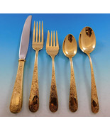 Old Maryland Engraved by Kirk Vermeil Sterling Silver Flatware Set Servi... - $68,788.34 MXN