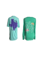 Lauren James Womens T Shirts Lot of 2 Size Small Long and Short Sleeves Green - £11.62 GBP