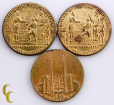 1939 New York Monde Foire 3 PC Médaille Lot - $806.77 MXN