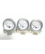 Smiths Gauges Oil Volt and Water Temp (52mm) in White face Chrome Bezel - $914.08 MXN