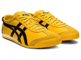 Onitsuka Tiger Genuine MEXICO 66 1183C102-751 YELLOW BLACK Men&#39;s Shoes B... - $147.89