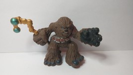 2004 Hasbro Lucas Films Star Wars Galactic Heroes Chewbacca Wookie Actio... - $4.93