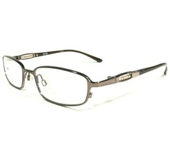 Hugo Boss Eyeglasses Frames HB11549 BR Brown Bronze Crystals Rectangle 5... - £52.14 GBP