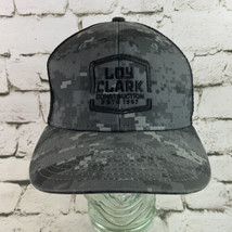 Loy Clark Pixelated Gray Camo Hat Vented Snapback - £9.30 GBP