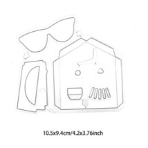 Pocket and Sunglass metal die cut| Stitched Frame Metal cutting die - £5.71 GBP