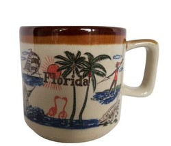 Vintage Florida Souvenir Stoneware Coffee Cup Mug - $19.99