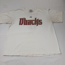 Majestic RN#15373 Dbacks #6 Drew Youth Boys White Cotton T-Shirt Size XL image 13